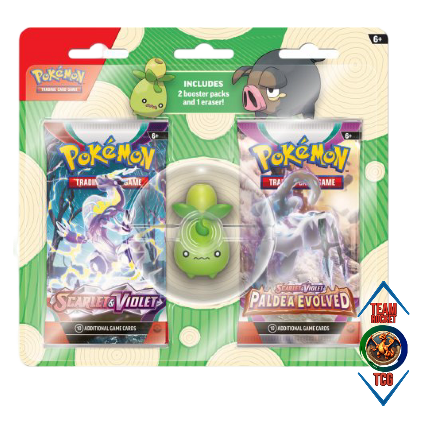 Pokemon Back to School Eraser Blister – Smoliv