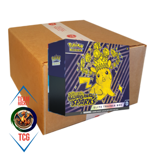 Pokémon Scarlet & Violet Surging Sparks Elite Trainer Box Case