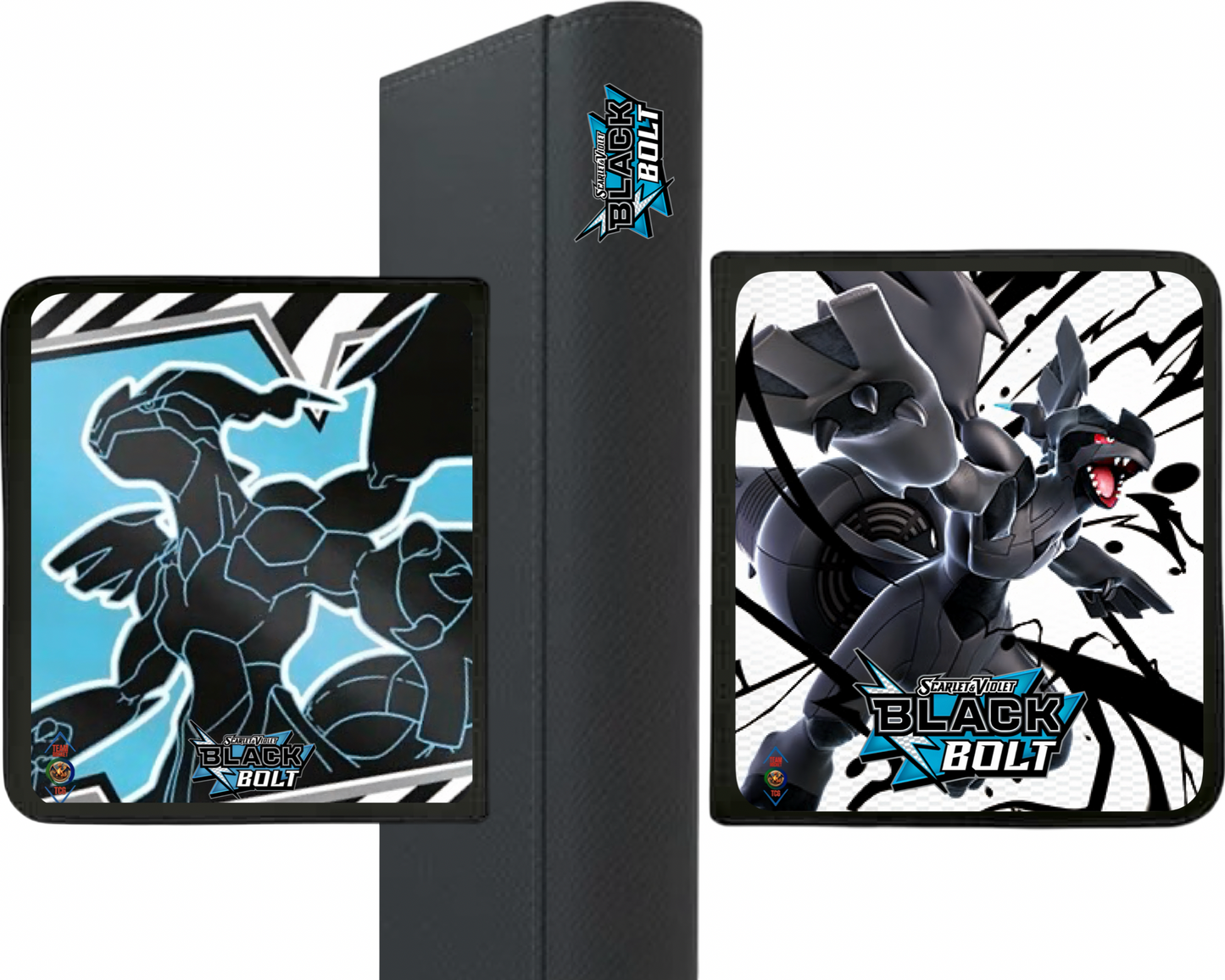 Premium 12 pocket binder Black bolt - LET OP! LEVERBAAR VANAF 25-8-2025 ivm vakantie leverancier bedrukkingen!