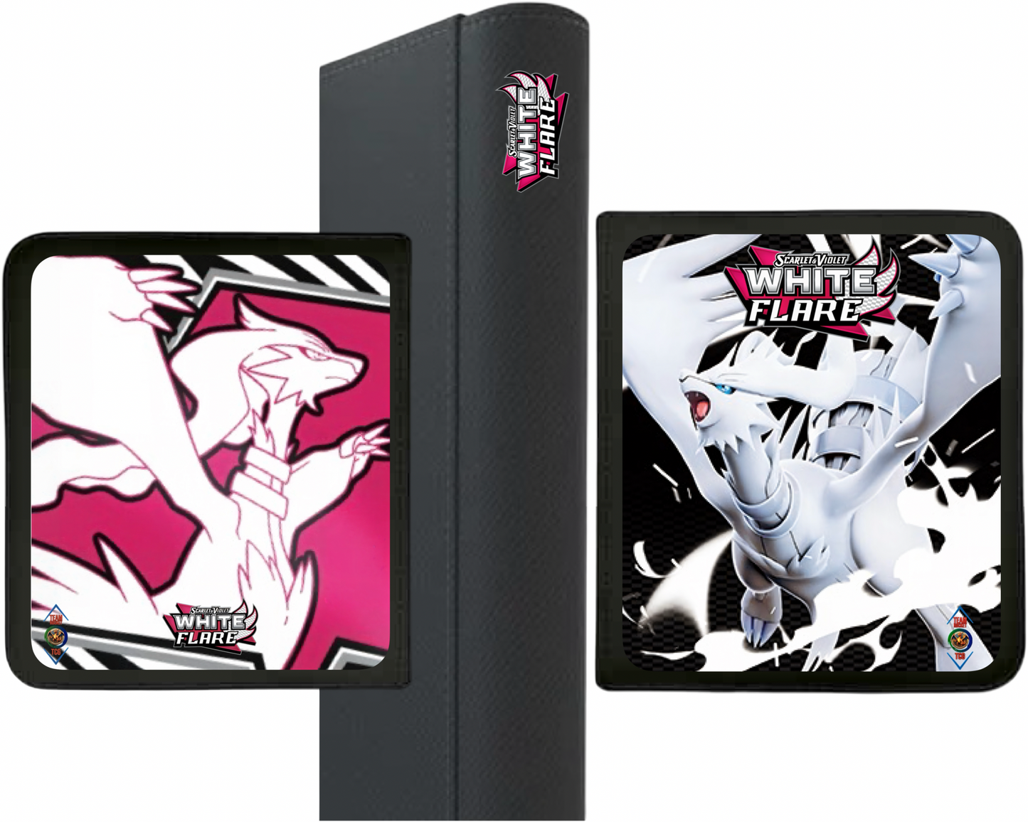 Premium 12 pocket binder white flare - LET OP! LEVERBAAR VANAF 25-8-2025 ivm vakantie leverancier bedrukkingen!