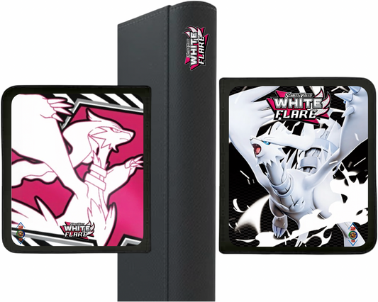 Premium 12 pocket binder white flare - LET OP! LEVERBAAR VANAF 25-8-2025 ivm vakantie leverancier bedrukkingen!