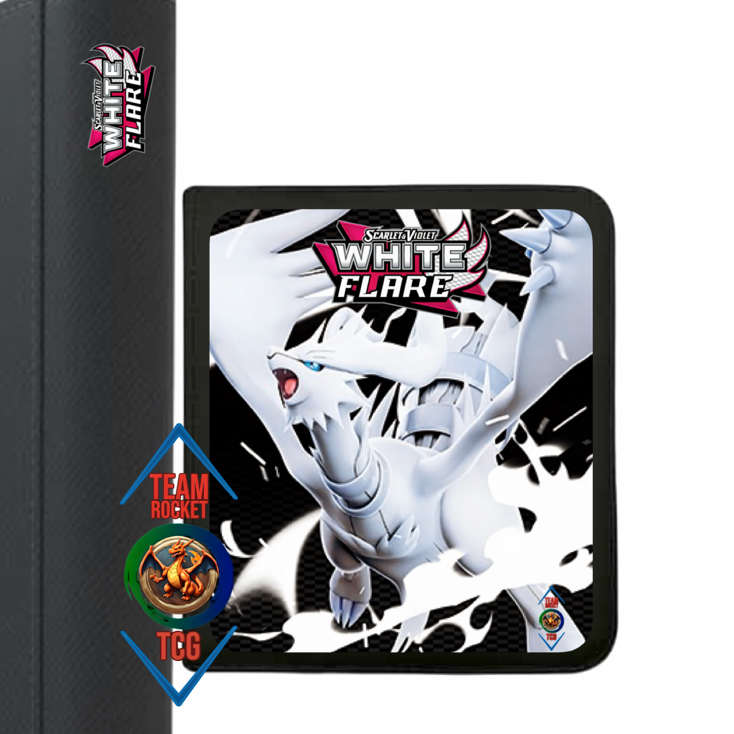 Premium 12 pocket binder white flare - LET OP! LEVERBAAR VANAF 25-8-2025 ivm vakantie leverancier bedrukkingen!